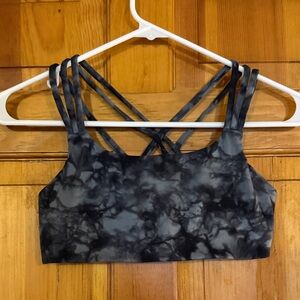 Athleta Crisscross Tie-Dye Sports Bra